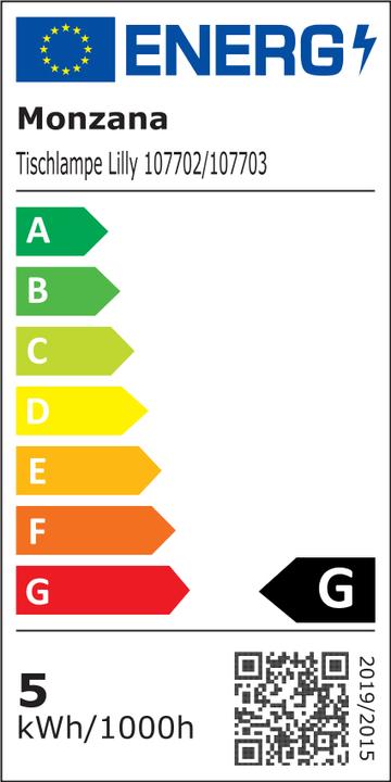 Energy Label Monzana Table lamp (260 lm)