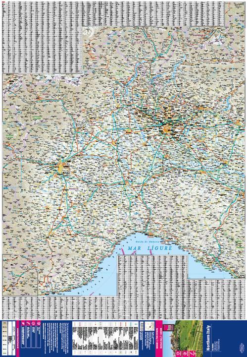 Produktbild Landkarte Italien, Nord / Northern Italy (1:400.000)