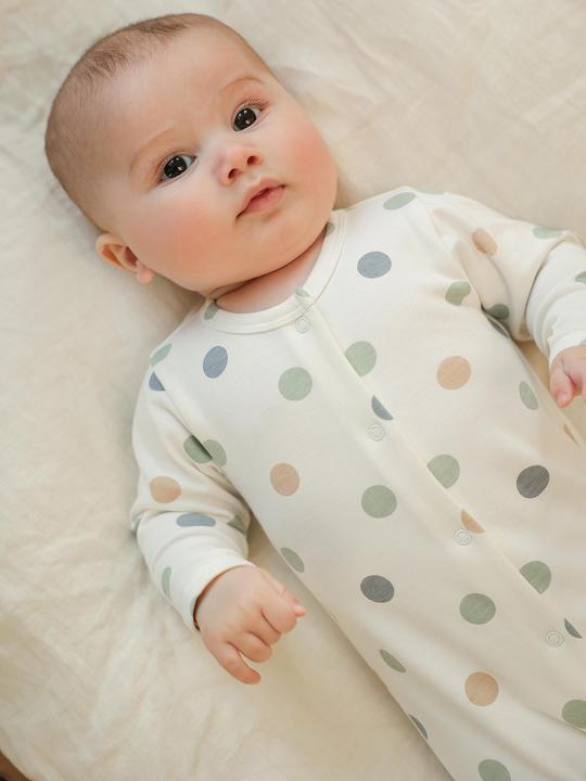 Actual product image Envie de Fraise Bio-Kollektion: Baby Strampler aus getupftem Jersey