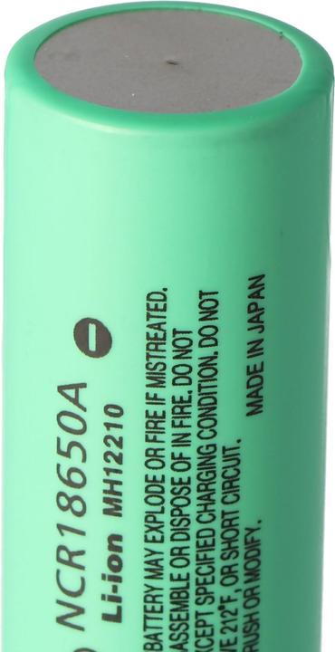 Image du produit Panasonic Batterie NCR18650A non protégée (3100 mAh)