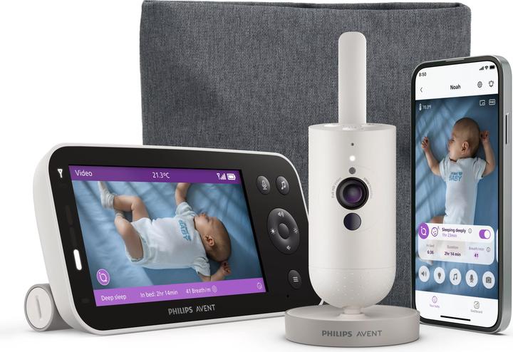 Philips Avent Premium Video Connected (Video & Audio, 400 m)