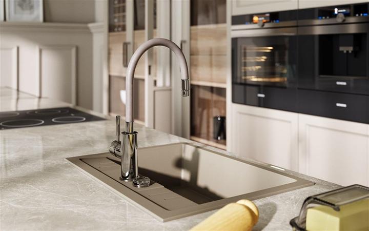 Produktbild FERRON Kitchen Mixer Zorba Bzr4p. Beige