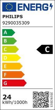 Energie-Label Philips PHIL LED-Leuchtmittel (E27, 24 W, 3850 lm, 1 x, C)