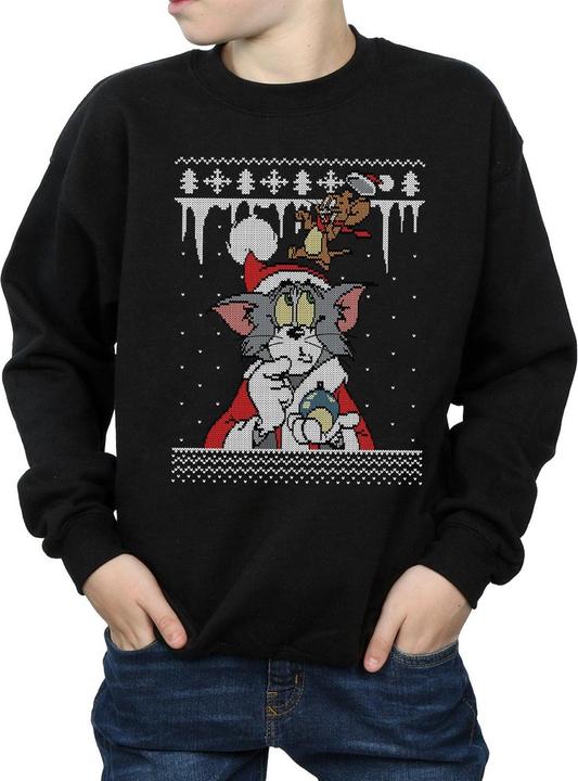 Image du produit Tom & Jerry - Sweat CHRISTMAS FAIR ISLE - Garçon (152, 158)