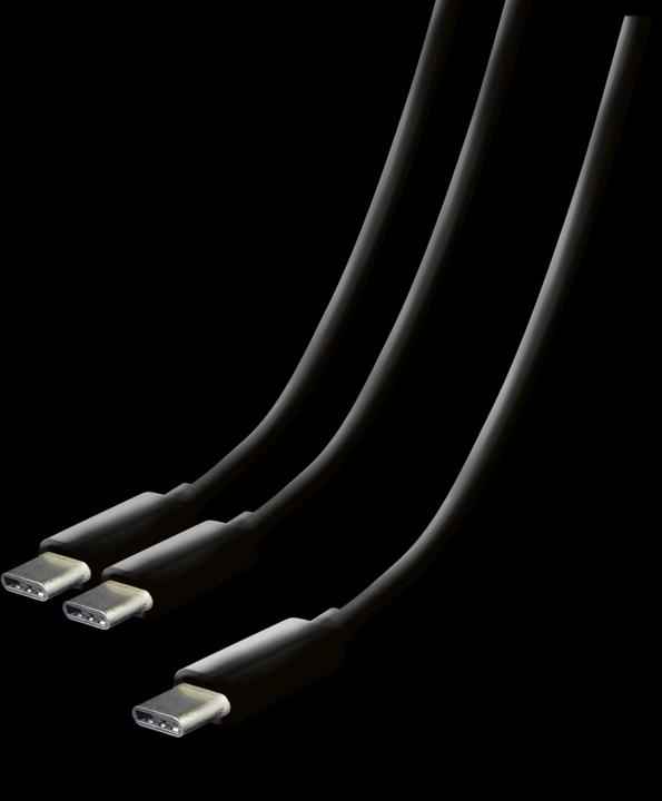 Actual product image Steelplay Dual Play & Charge Cable for Controller 3m Black PS5 (PS5)