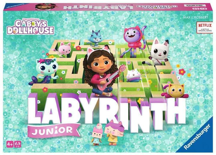 Actual product image Ravensburger Muuttuva Labyrintti Gabby's Dollhouse Junior -lautapeli