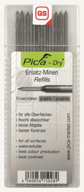 Produktbild Magni Minenset 12 tlg. 12 St. Graphit Härte 2B abwischbar im Minenmagazin