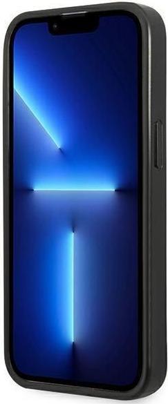 Productafbeelding Karl Lagerfeld KLHCP13SMNMP1P iPhone 13 mini 5,4" hardcase roze / roze Monogramplaquette (Apple iPhone 13 mini)
