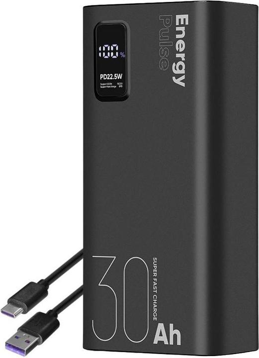Image du produit Obal:Me Banque de puissance EnergyPulse 30000mAh 22.5W (30000 mAh, 23 W, 22.50 Wh)