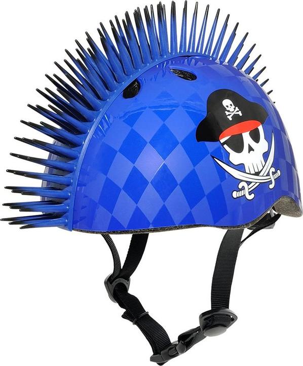 MGA Kinderhelm Junior C-Remete Eyeeepatch Pirat Blau Grösse S Child 5+ (50-54 cm) (neu) (50 - 54 cm)