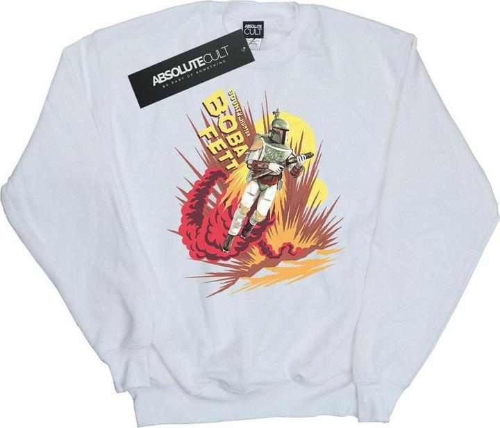 Actual product image Star Wars Boys Boba Fett Rocket Powered Sweatshirt (140, 146)