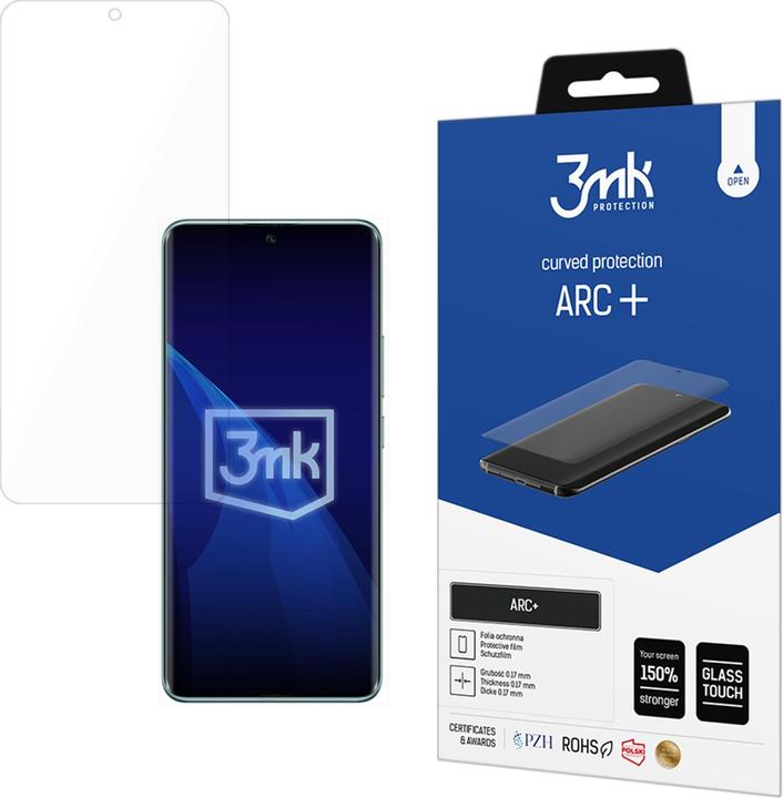 Immagine prodotto 3MK Pellicola protettiva ARC+ per Xiaomi Redmi Note 14 Pro+ (Xiaomi Redmi Note 14 Pro+ 5G)