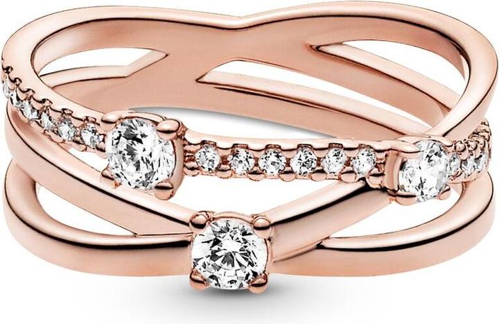 Produktbild Pandora Rose Sparkling Triple Band Ring (50)