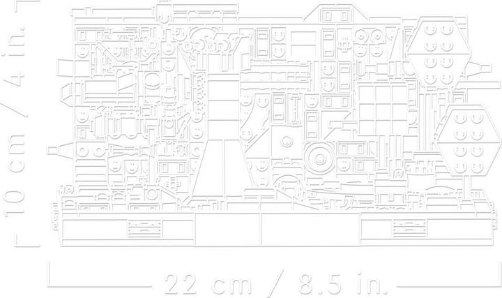 Actual product image LEGO Death Star Trench Run Diorama (75329, LEGO Star Wars)