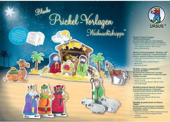 Produktbild Ursus Prickelvorlage Weihnachtskrippe blanko