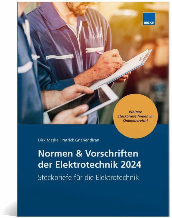 Produktbild Normen und Vorschriften der Elektrotechnik (Deutsch, Patrick Gnanendiran, Maske Dirk, 2023)