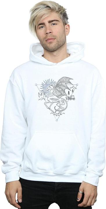 Produktbild Thestral Line Art Kapuzenpullover (S)