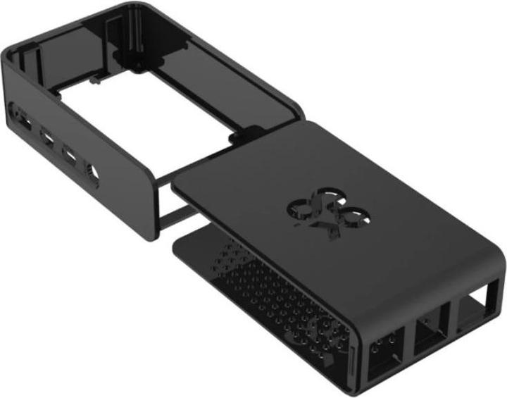 Produktbild OKdo 187-3799 - Gehäuse Raspberry Pi 4 Slide, ABS, Schwarz