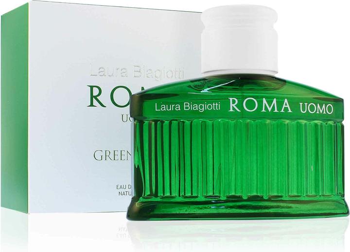 Actual product image Laura Biagiotti Roma Uomo Green Swing Eau de Toilette 200ml (Eau de toilette, 200 ml)