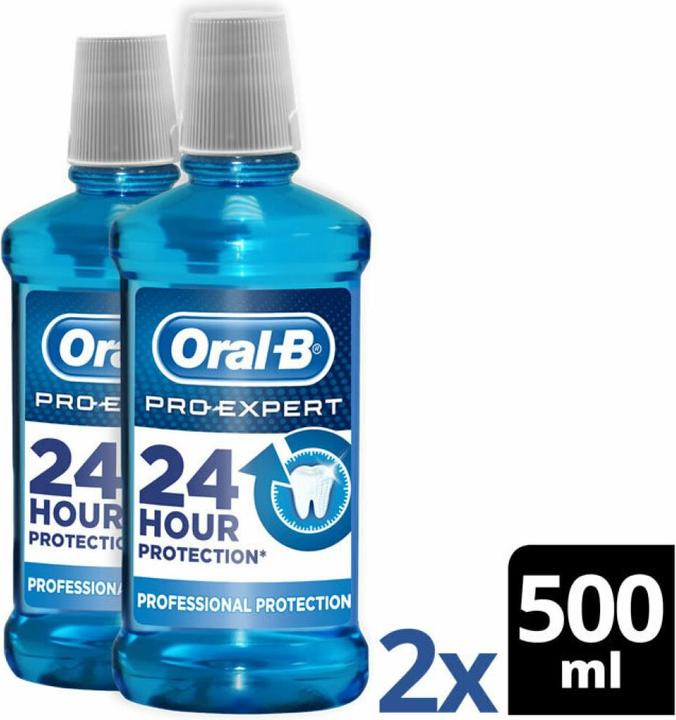 Produktbild Oral-B PRO-EXPERT PROTECCION PROFESIONAL COLUTORIO LOTE 2 x 500 ml (500 ml, Mundwasser)