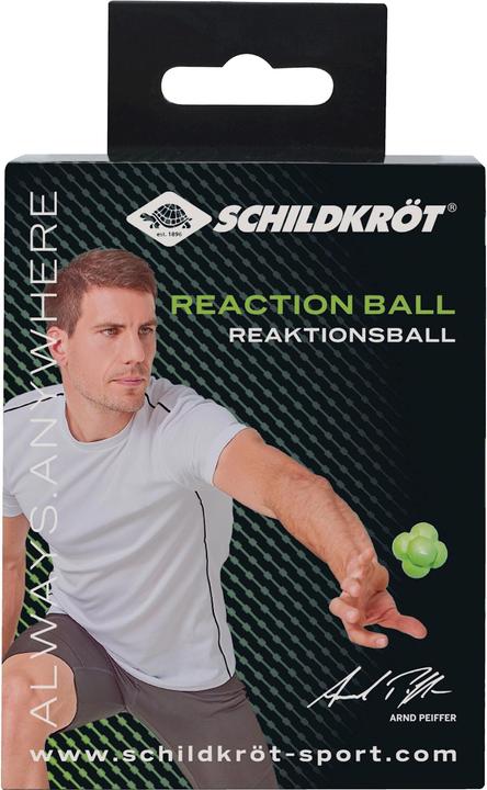 Actual product image Schildkröt Reaction ball, diameter: 70 mm, green trains reaction and eye-hand coordination