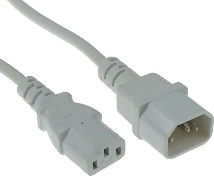 Produktbild Powercord C13 - C14 white 3 m (3 m)