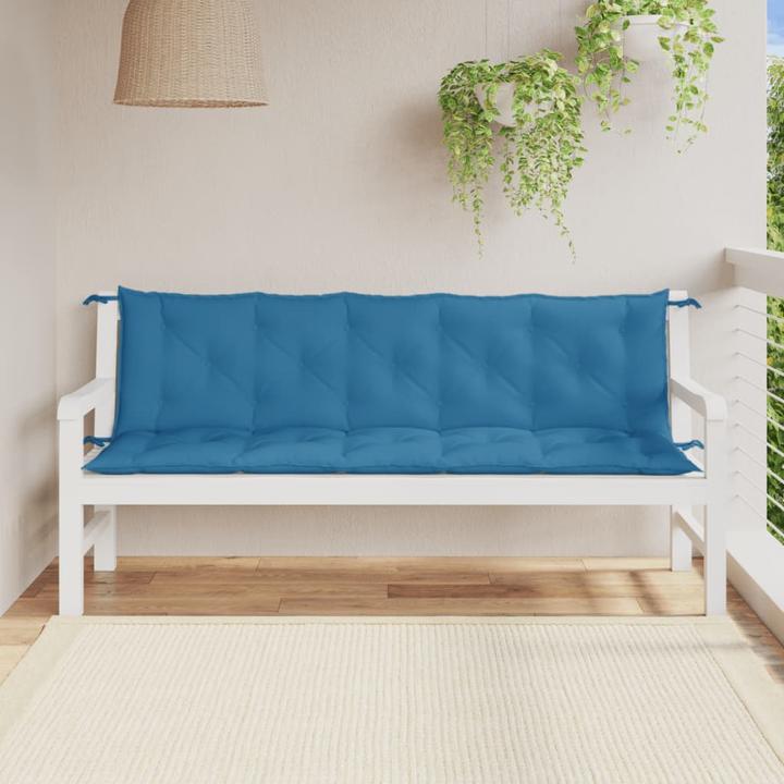 Image du produit VidaXL Coussins de banc de jardin 2 pcs. tissu (180 x 50 x 7 cm)