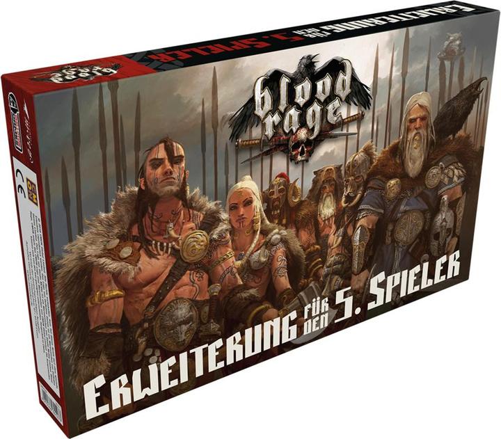 Actual product image Cmon CMND1000 - Blood Rage - 5th Player Expansion, for 2-4 players, 14 years and over (German)