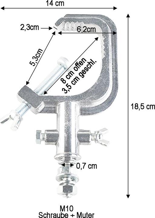Immagine prodotto Offgridtec Supporto per pannello solare per ringhiera del balcone altezza telaio 35 mm (Materiale di montaggio del sistema solare)