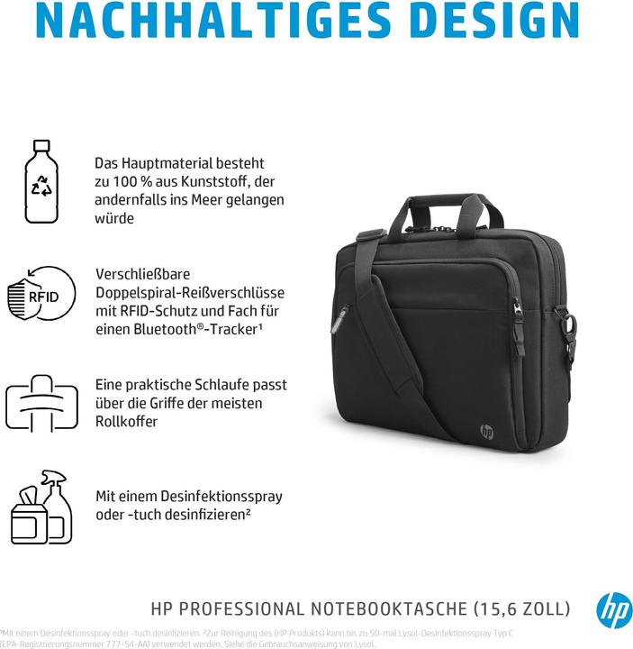 Produktbild HP Professional Notebook-Tasche (15.60", Universal, HP)