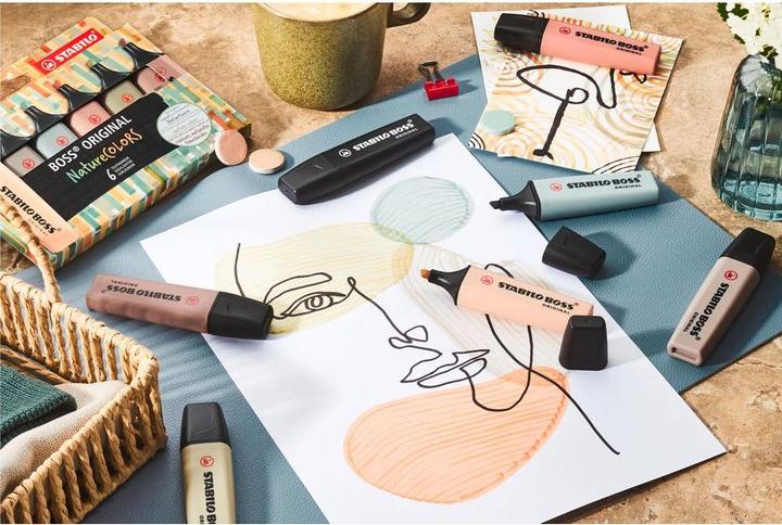 Actual product image STABILO BOSS NATURE COLORS - Highlighter (Mud Green, 5 mm, 1 x)