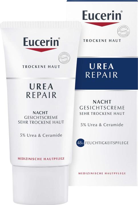 Immagine prodotto Eucerin Crema viso notte Urea Repair 5%, 50 ml Crema (50 ml, Crema notte, SPF 15)