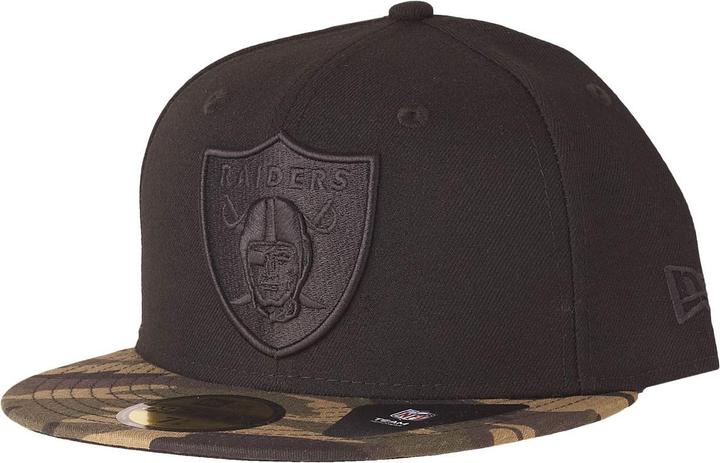 Produktbild New Era NFL - Las Vegas Raiders - Camo Black Wood 59Fifty Cap schwarz 7 (56)