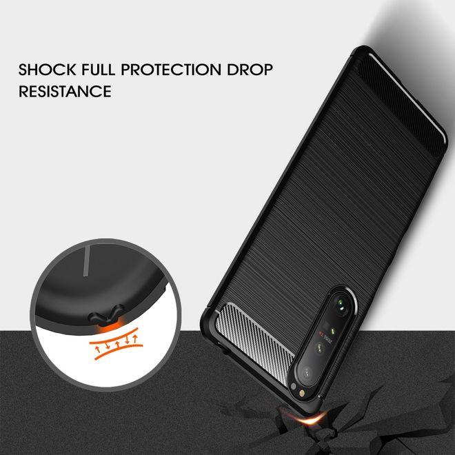 Image du produit MU Style Série Softcase TPU en fibre de carbone (Sony Xperia 1 III)