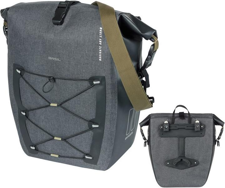 Basil Navigator Storm Mik Side L (31 l, Gepäckträgertasche)