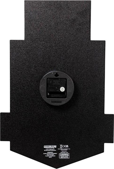 Actual product image Minecraft XL Premium Metal Wall Clock