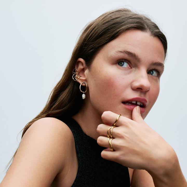 Image du produit Pandora Bague en forme de ruban organique (56)