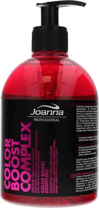 Joanna Professional - Color Boost Complex Colour Toning Shampoo 500G (500 ml, Flüssiges Shampoo)