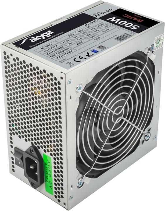 Image du produit Akyga Bloc d'alimentation AK-B1-500 Basic 500W, DC 3.3 (500 W)