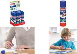 Image du produit tesa Bâton de colle ecoLogo Stick, 20 g, présentoir de comptoir