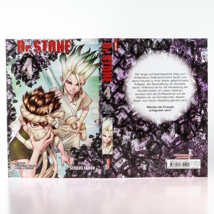 Actual product image Dr. Stone 4 (German, Boichi, 2020)