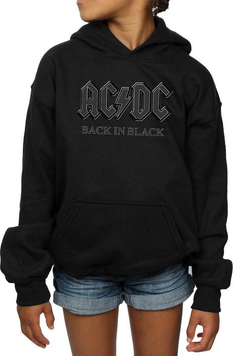 AC/DC Back In Black Kapuzenpullover Mädchen