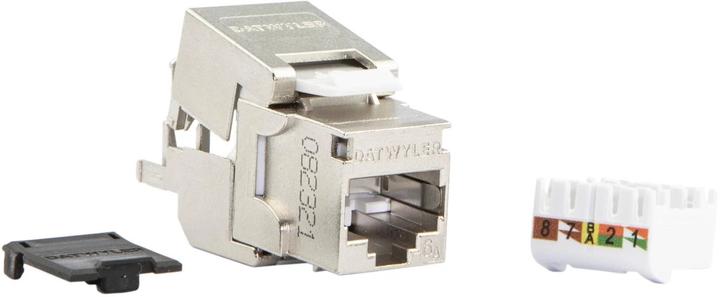 Actual product image Dätwyler IT Infra Keystone module KS-T Plus 1/8 tool-less Cat.6A (IEC) 1 (Keystone module)