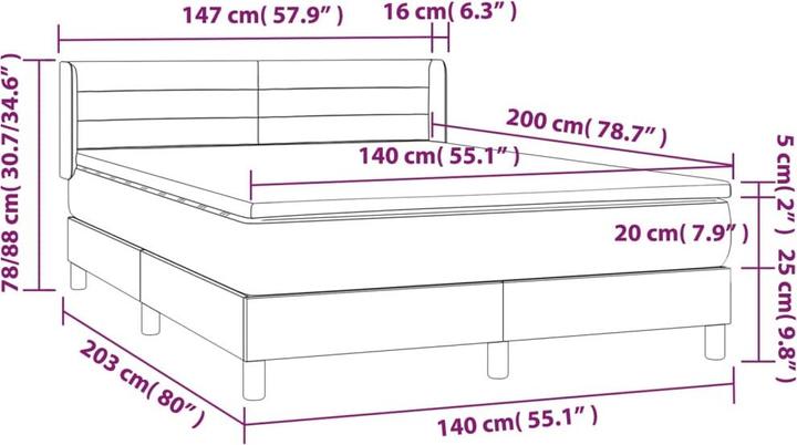 Immagine prodotto VidaXL Alethea (140 x 200 cm)