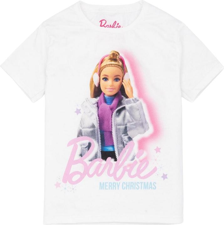 Produktbild Barbie TShirt Mädchen weihnachtliches Design (146, 152)