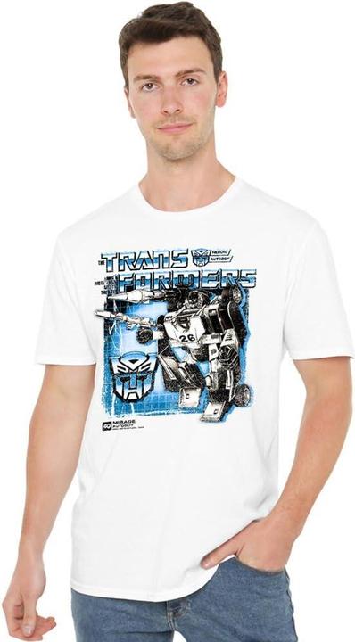 Actual product image Transformers Mens Mirage Box 40th T-Shirt (S)