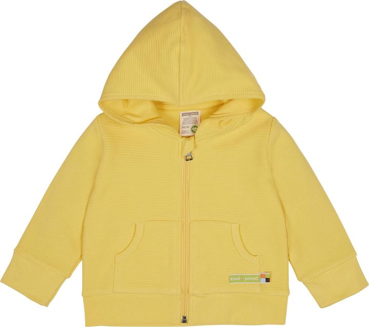 loud + proud Kapuzenjacke Rippenstruktur