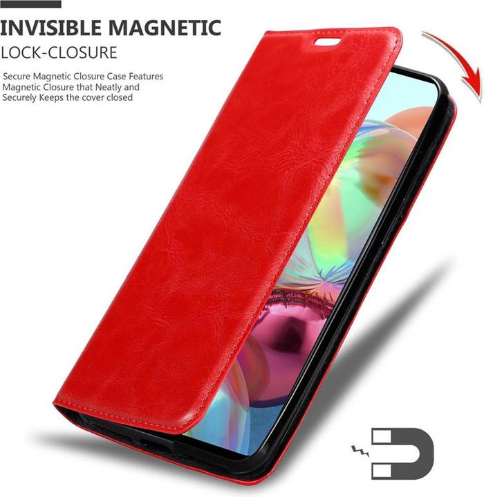 Actual product image Cadorabo Book Invisible Magnet Cover (Samsung Galaxy A71 5G)