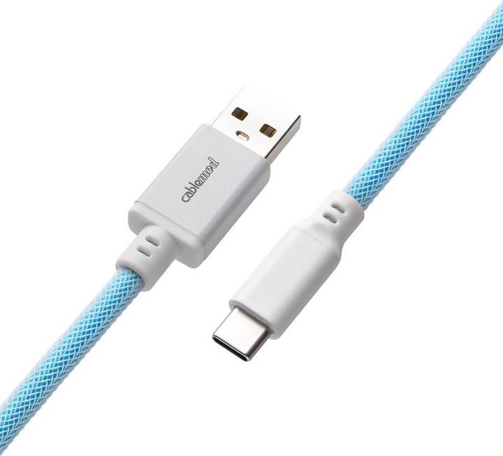 Immagine prodotto CableMod Cavo per tastiera a spirale Pro da USB-C a USB tipo A, Blueberry Cheesecake (1.50 m, USB 2.0)