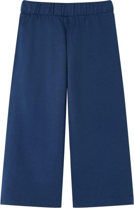 Actual product image VidaXL Children's trousers with wide legs navy blue 116,Material: 65 (116)